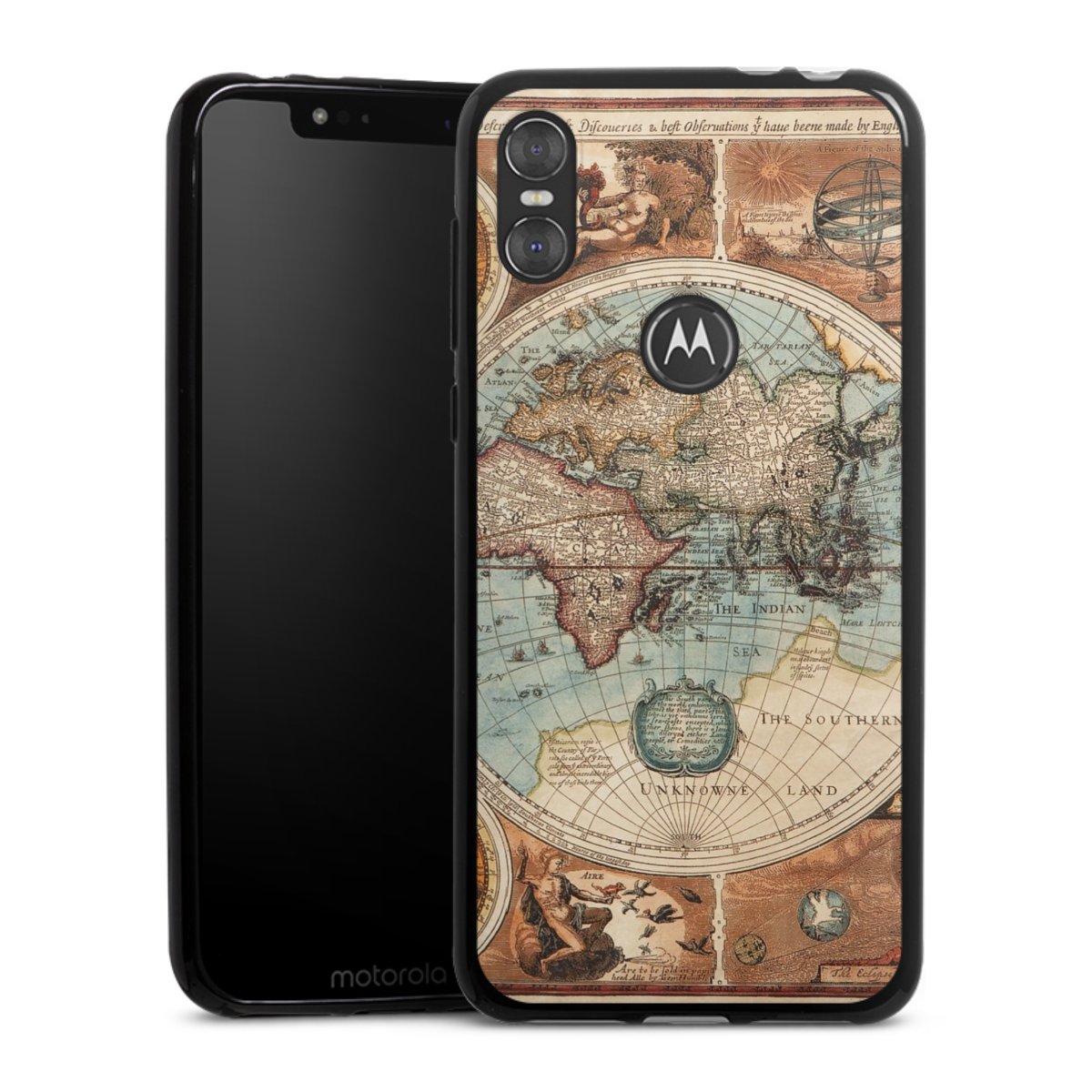 Mappa del mondo vintage