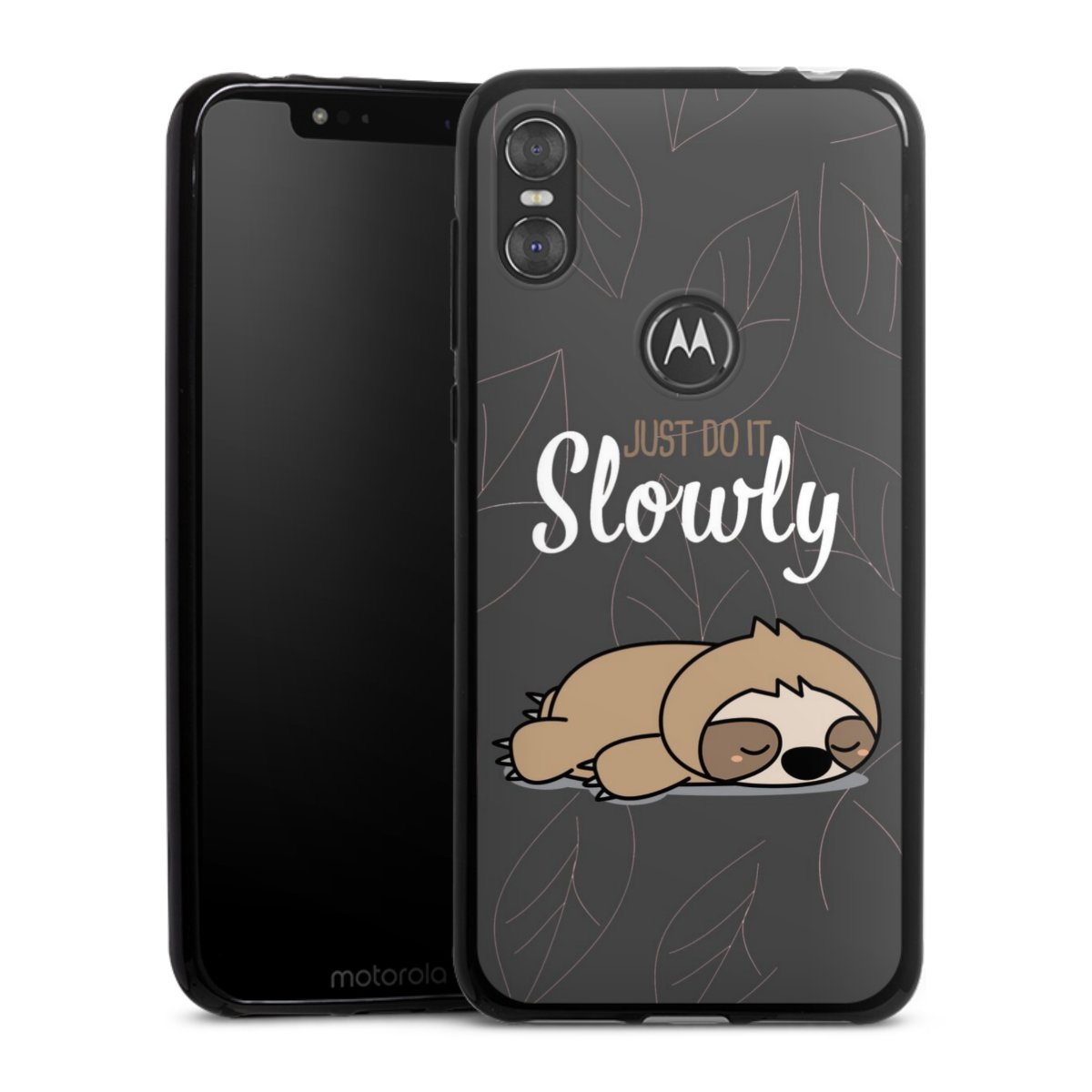 Just Do It Slowly Sloth Grey