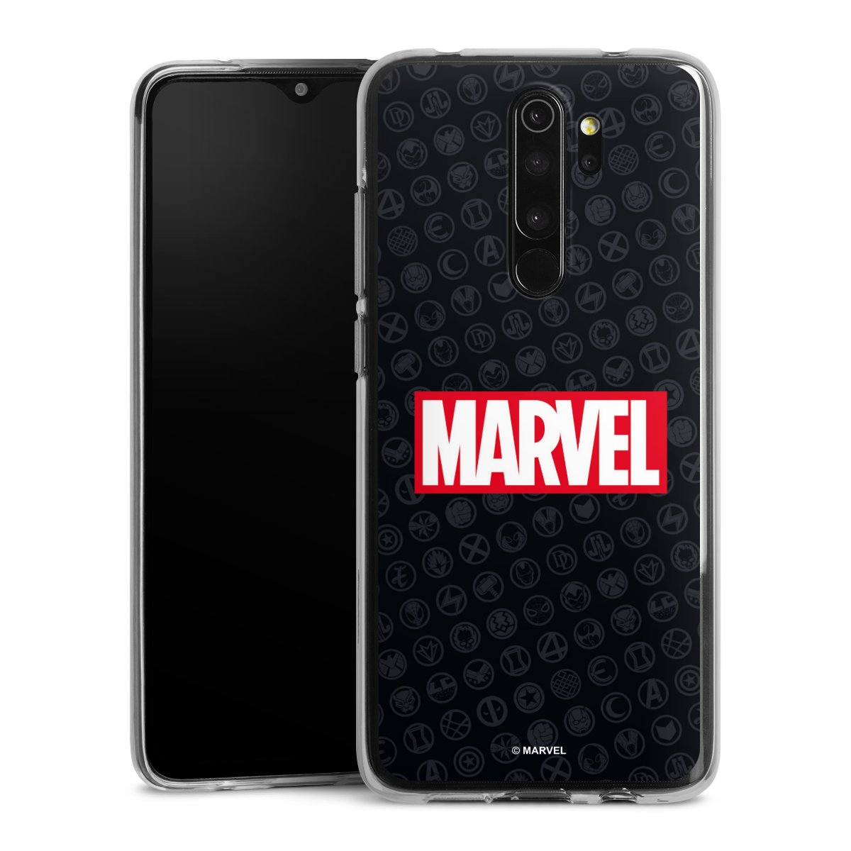 Marvel Logo Black Red 