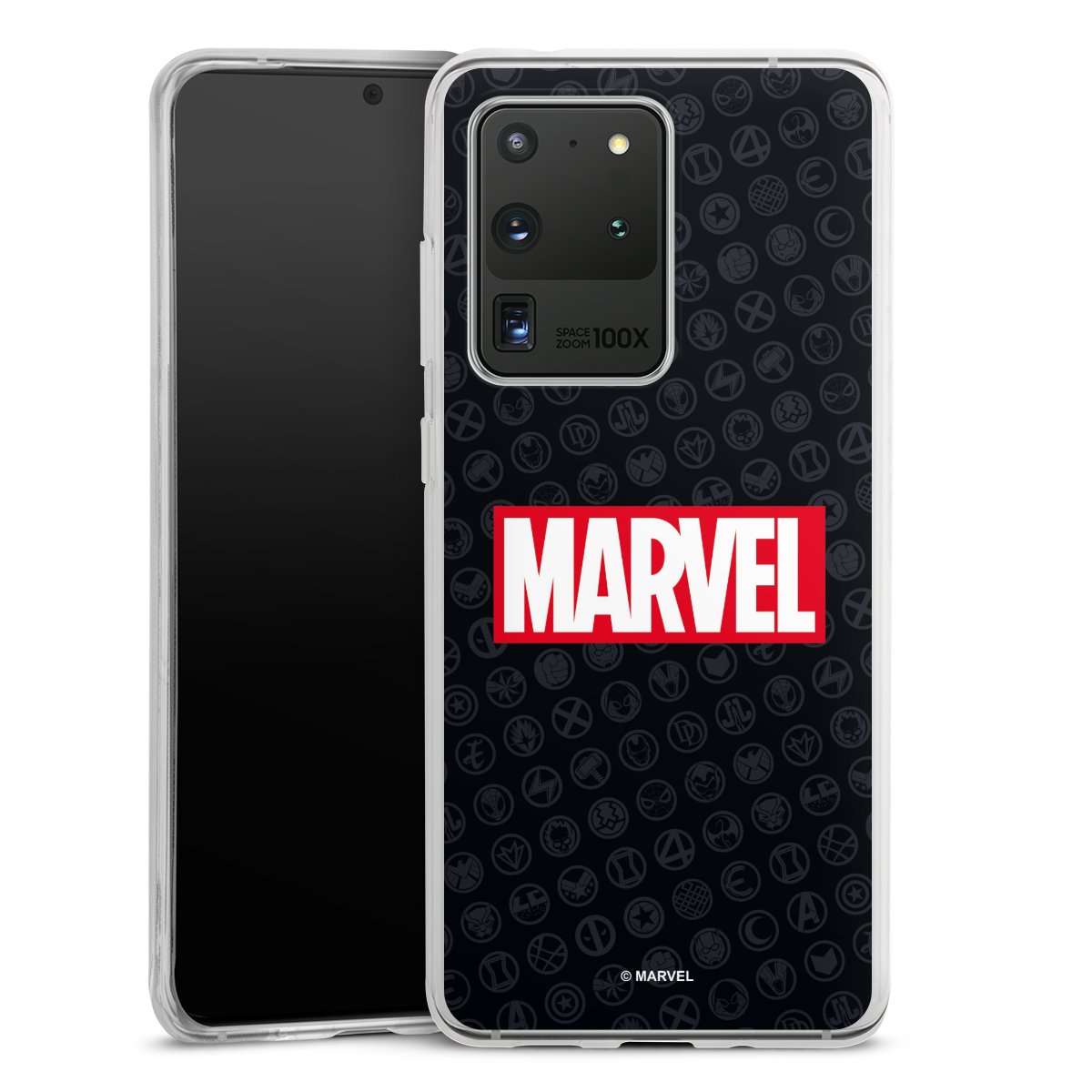 Marvel Logo Black Red 