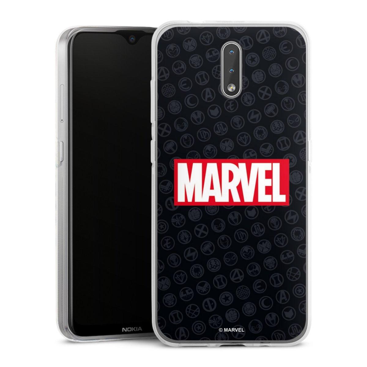 Marvel Logo Black Red 