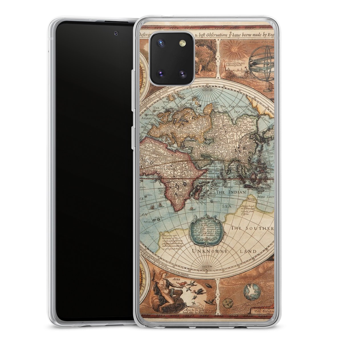 Mappa del mondo vintage