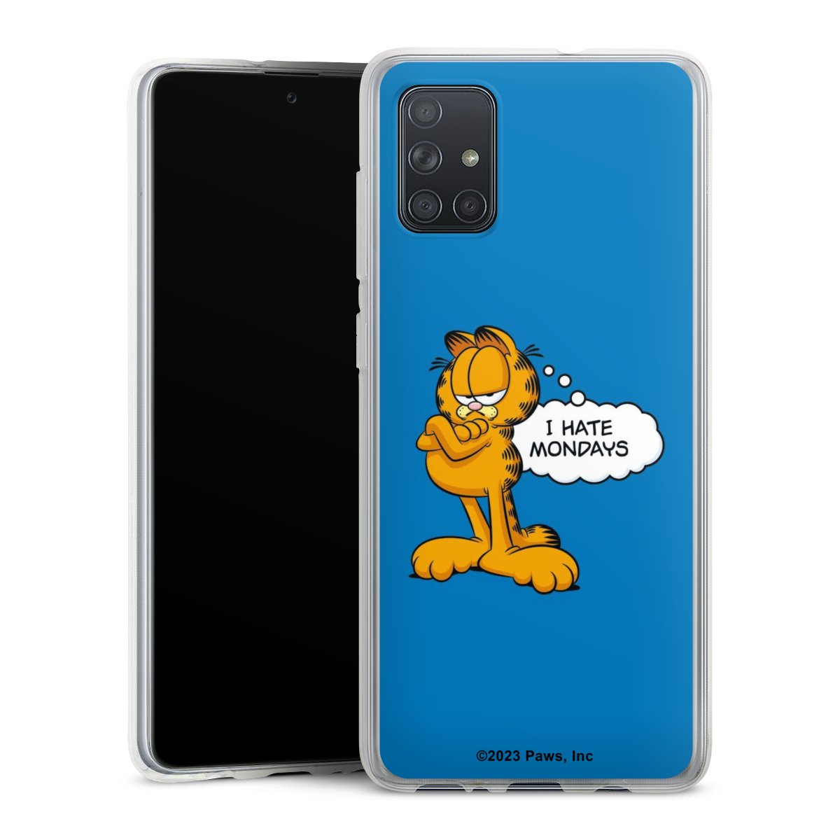 Garfield Ik haat maandagen blauw