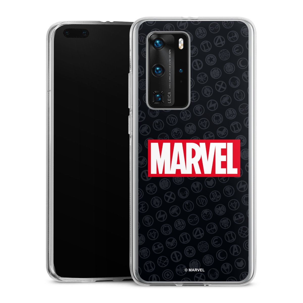 Marvel Logo Black Red 