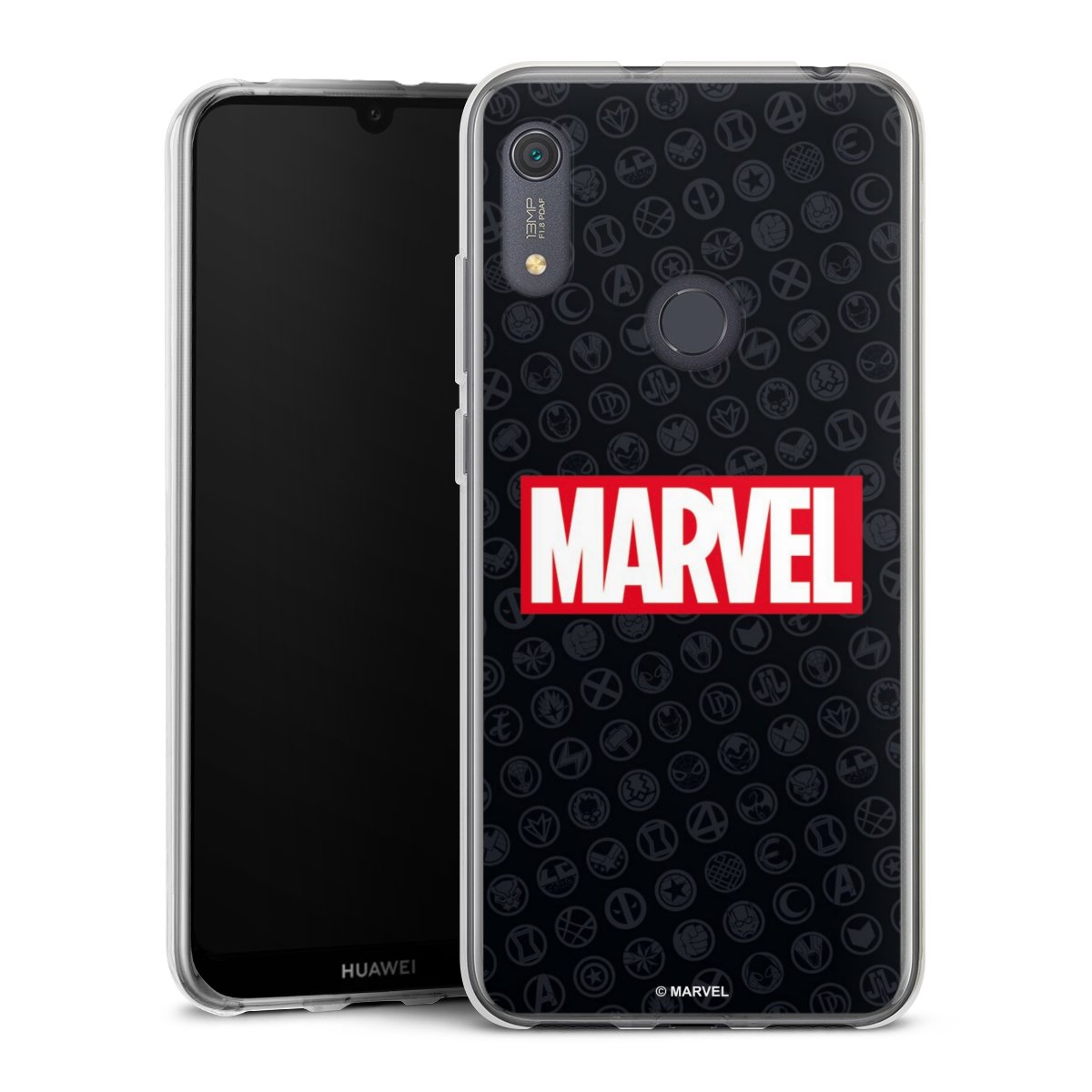 Marvel Logo Black Red 