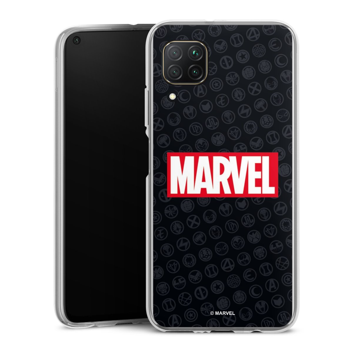 Marvel Logo Black Red 