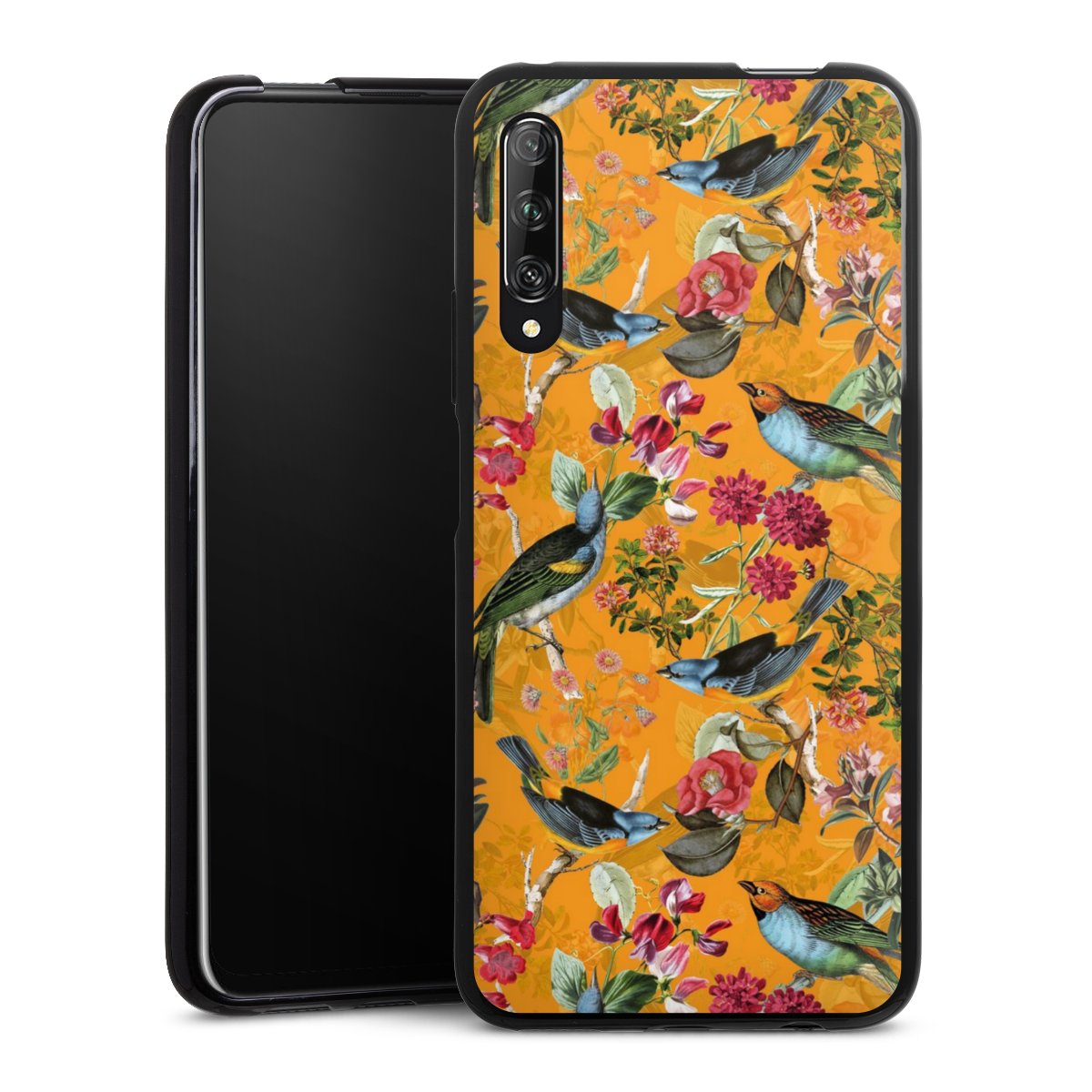 Vogels Bloemen Behang