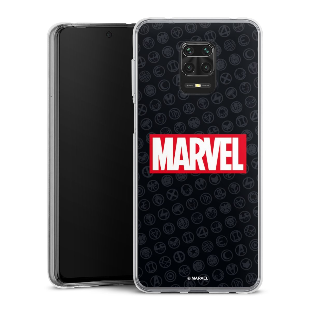 Marvel Logo Black Red 