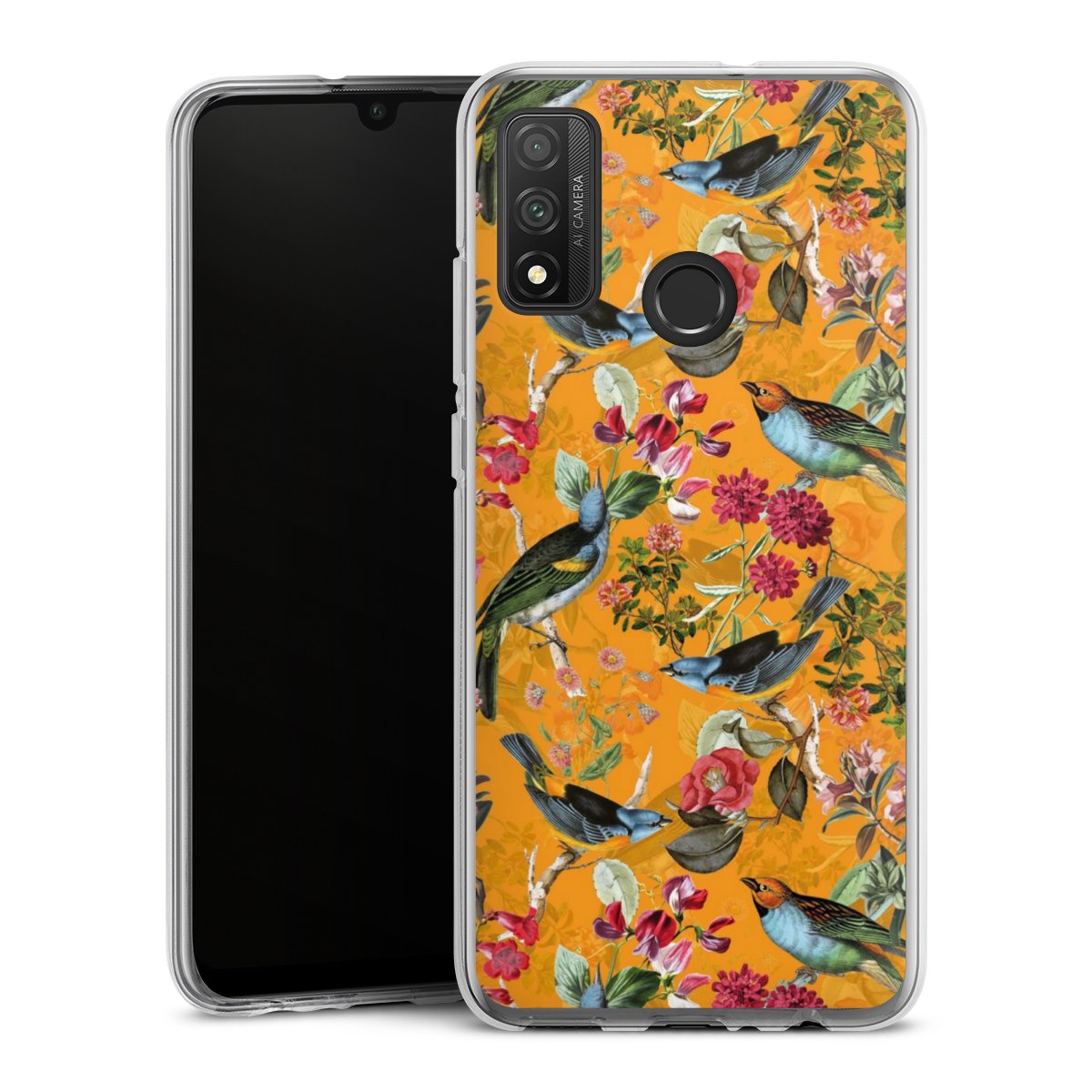 Vogels Bloemen Behang