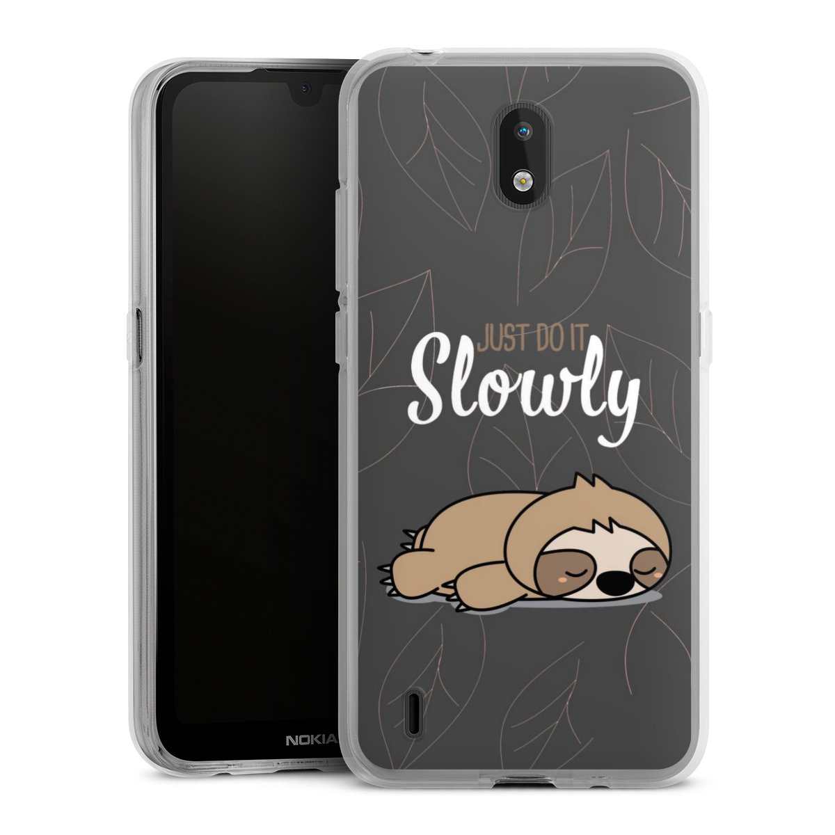 Just Do It Slowly Sloth Grey