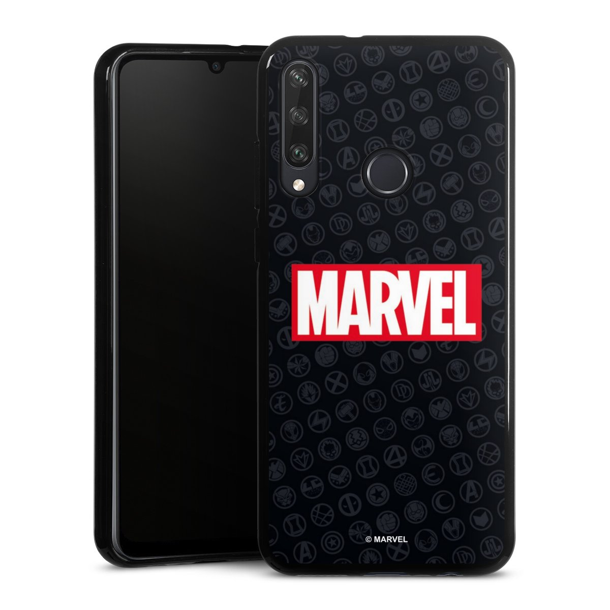 Marvel Logo Black Red 