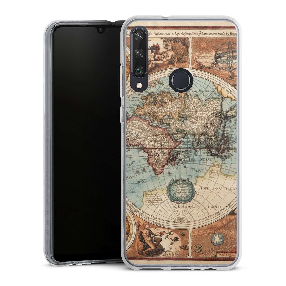 Mappa del mondo vintage