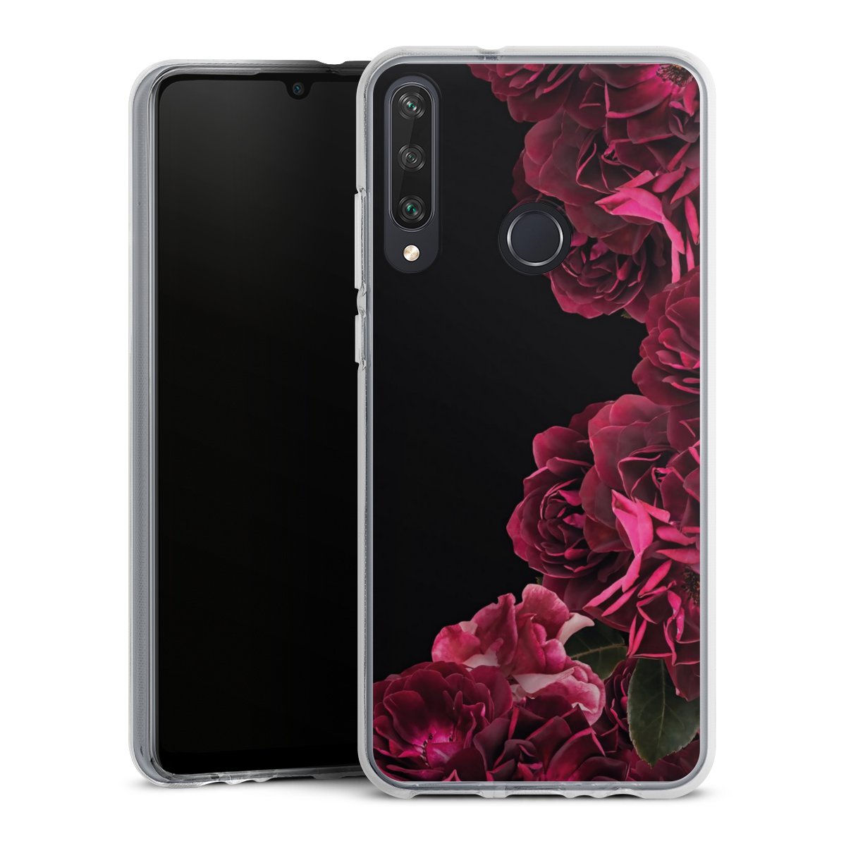 Rose vintage su nero