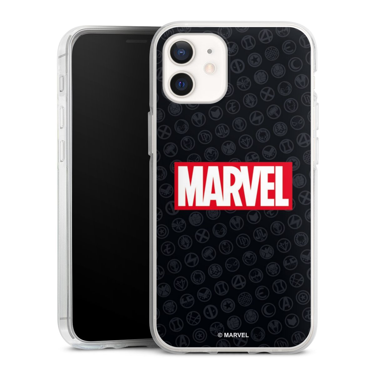 Marvel Logo Black Red 