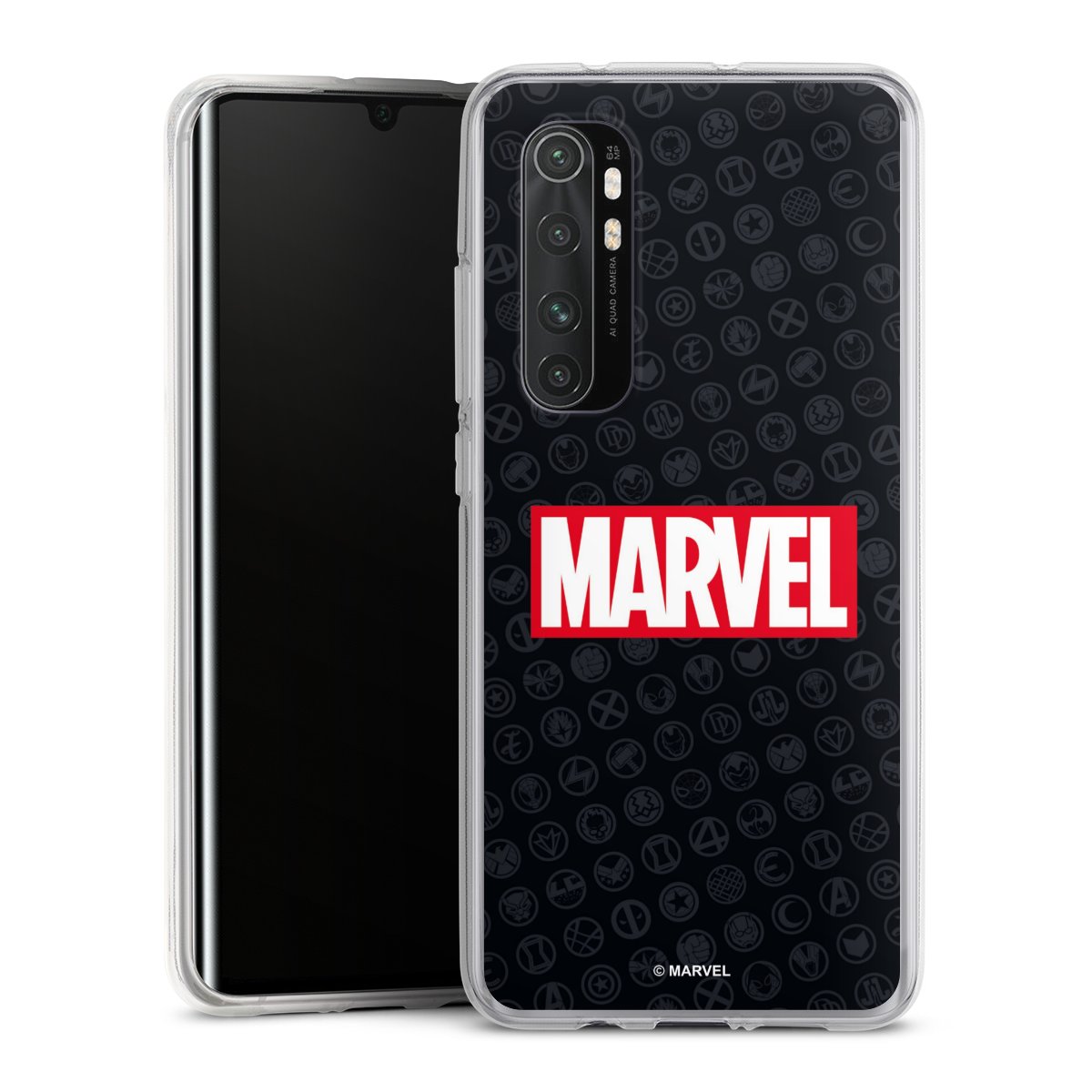 Marvel Logo Black Red 