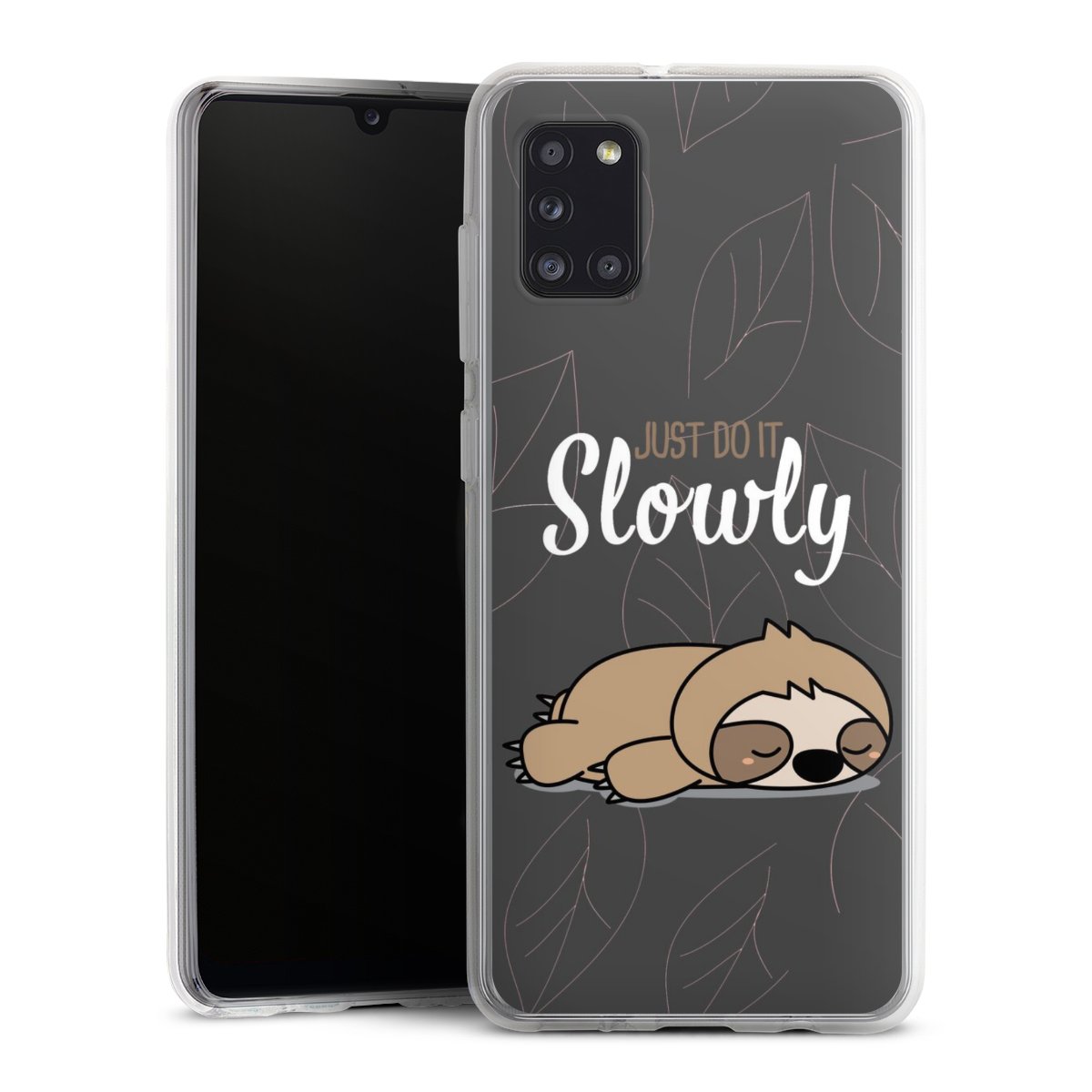 Just Do It Slowly Sloth Grey