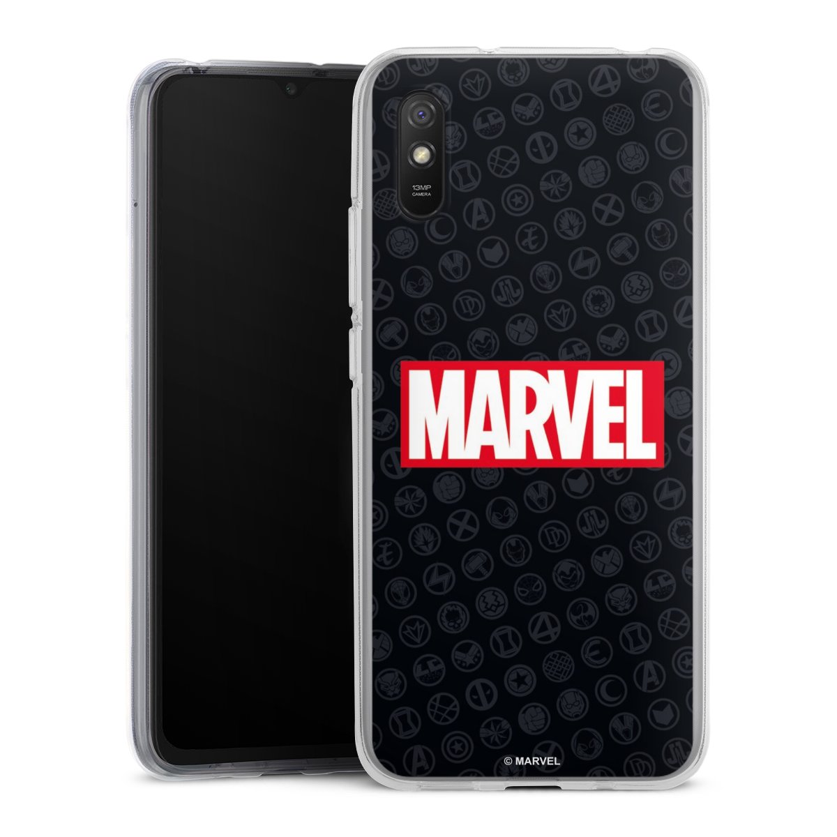 Marvel Logo Black Red 