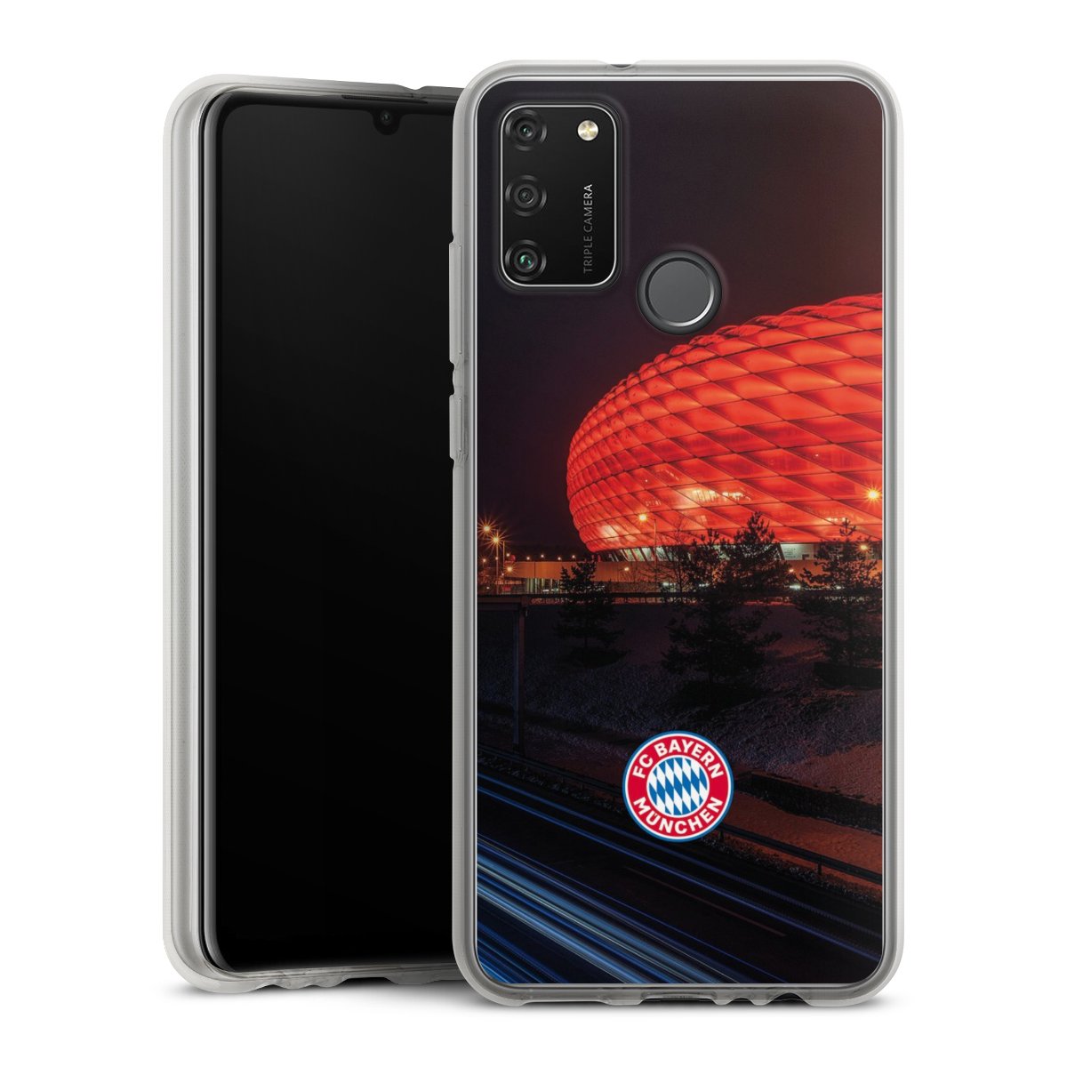 Allianz Arena bei Nacht FCB