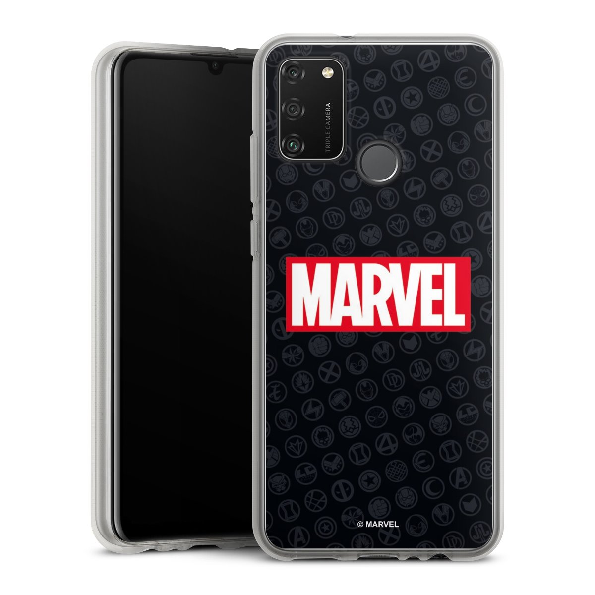 Marvel Logo Black Red 