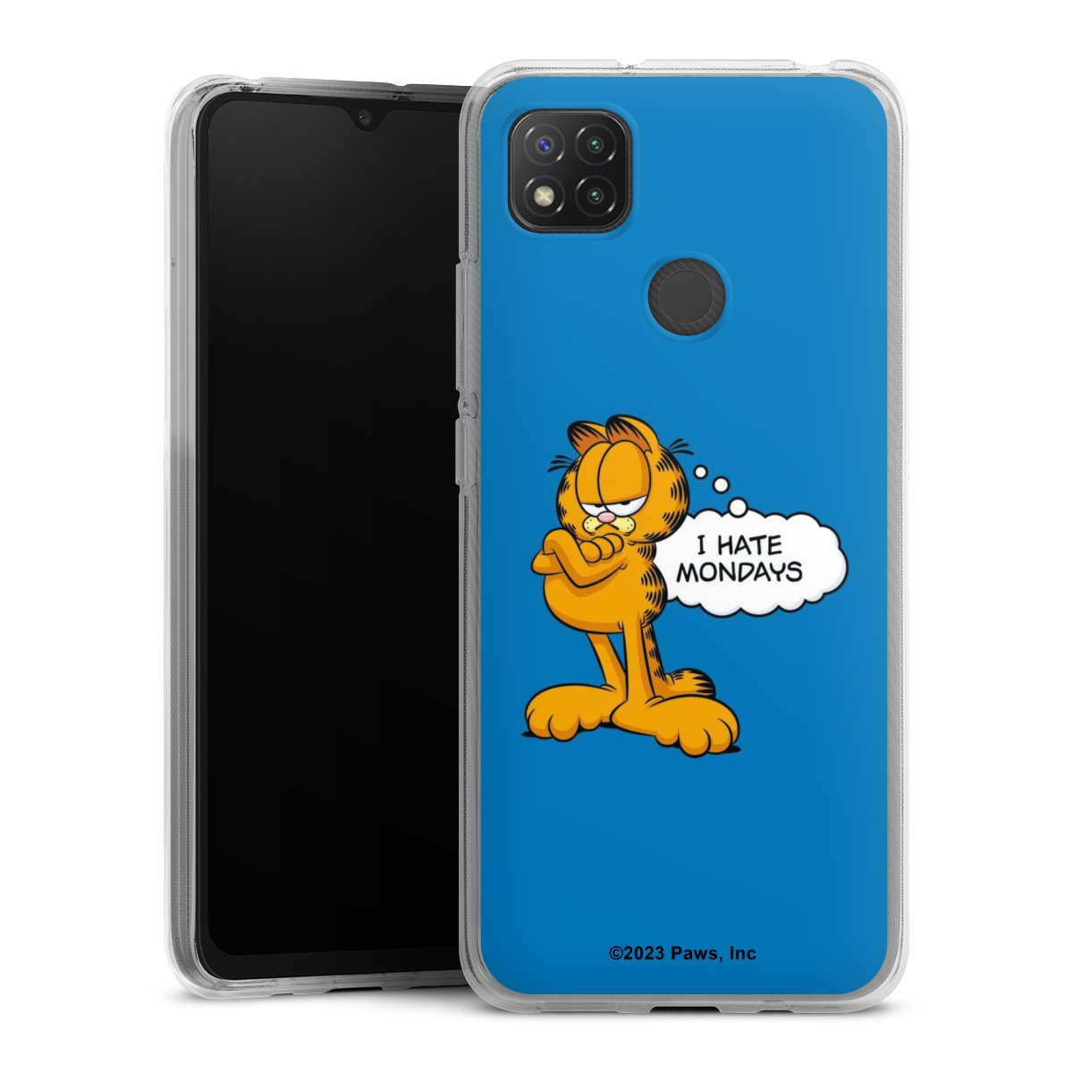 Garfield Ik haat maandagen blauw