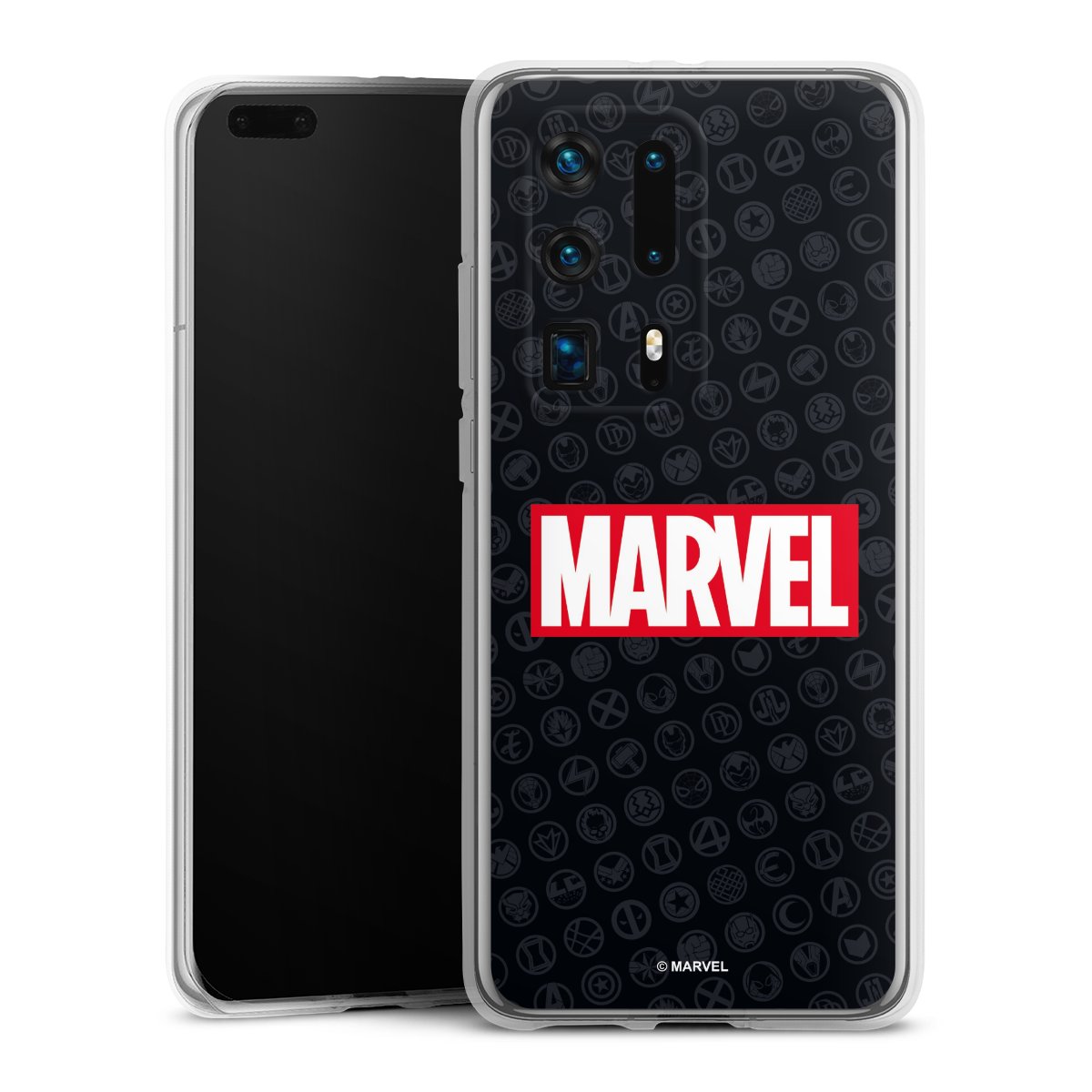 Marvel Logo Black Red 