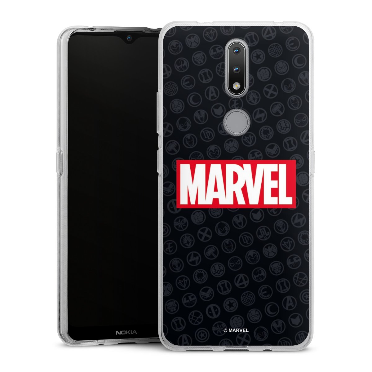 Marvel Logo Black Red 