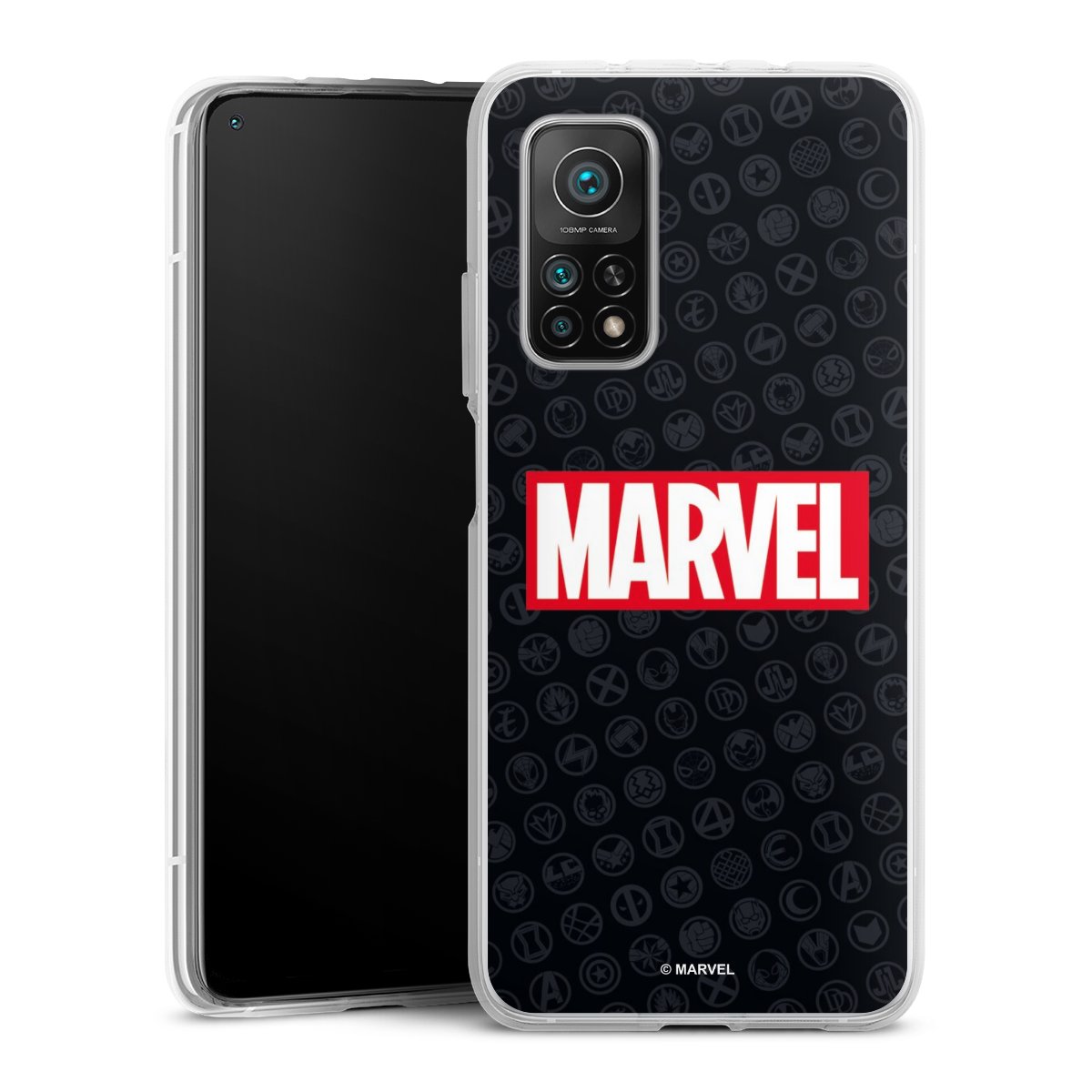 Marvel Logo Black Red 