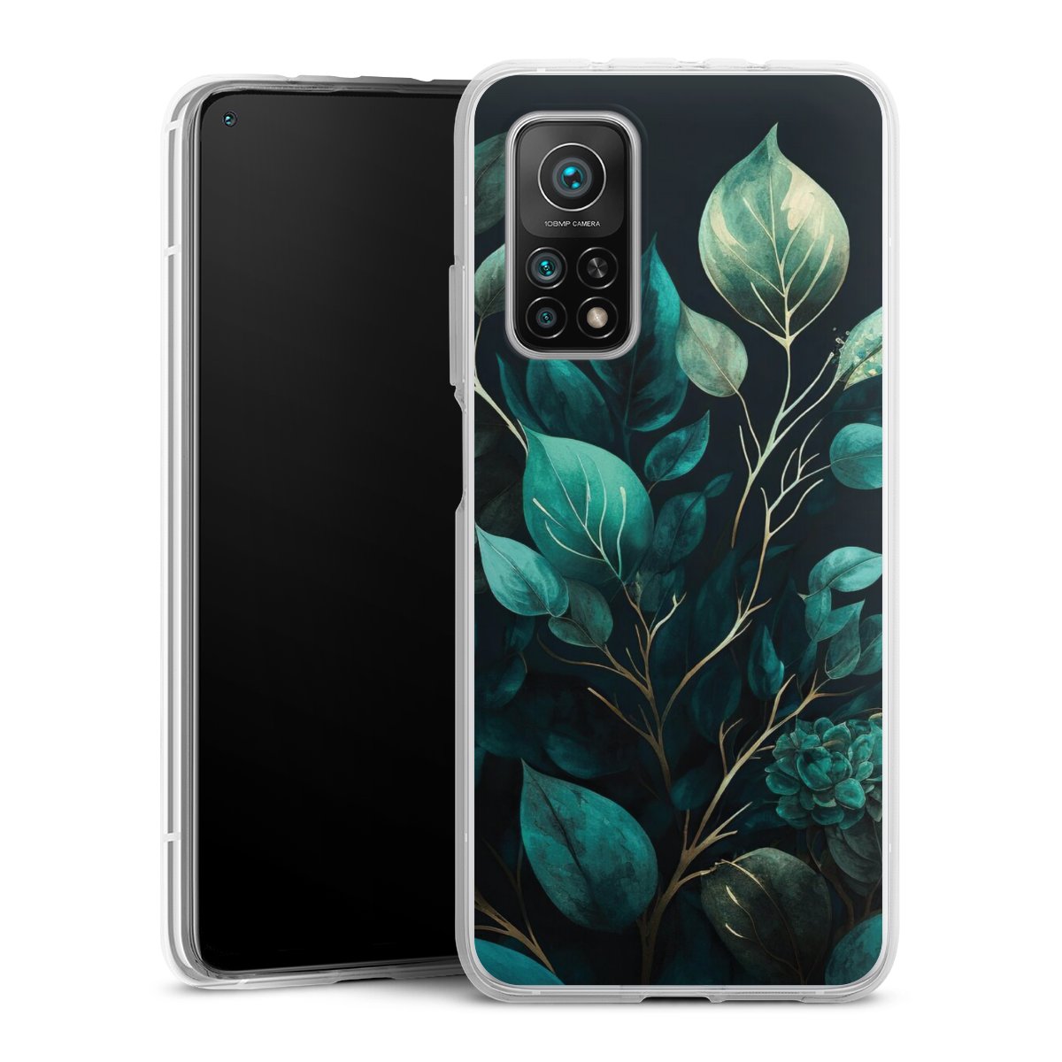 Eukalyptus dunkler Hintergrund