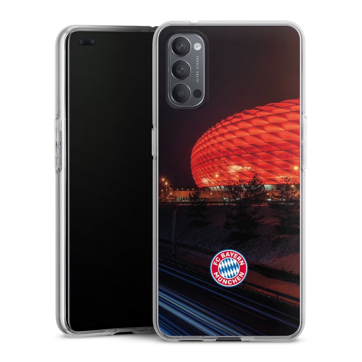 Allianz Arena bei Nacht FCB