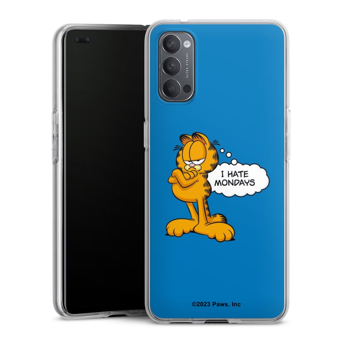 Garfield Je déteste les lundis Bleu