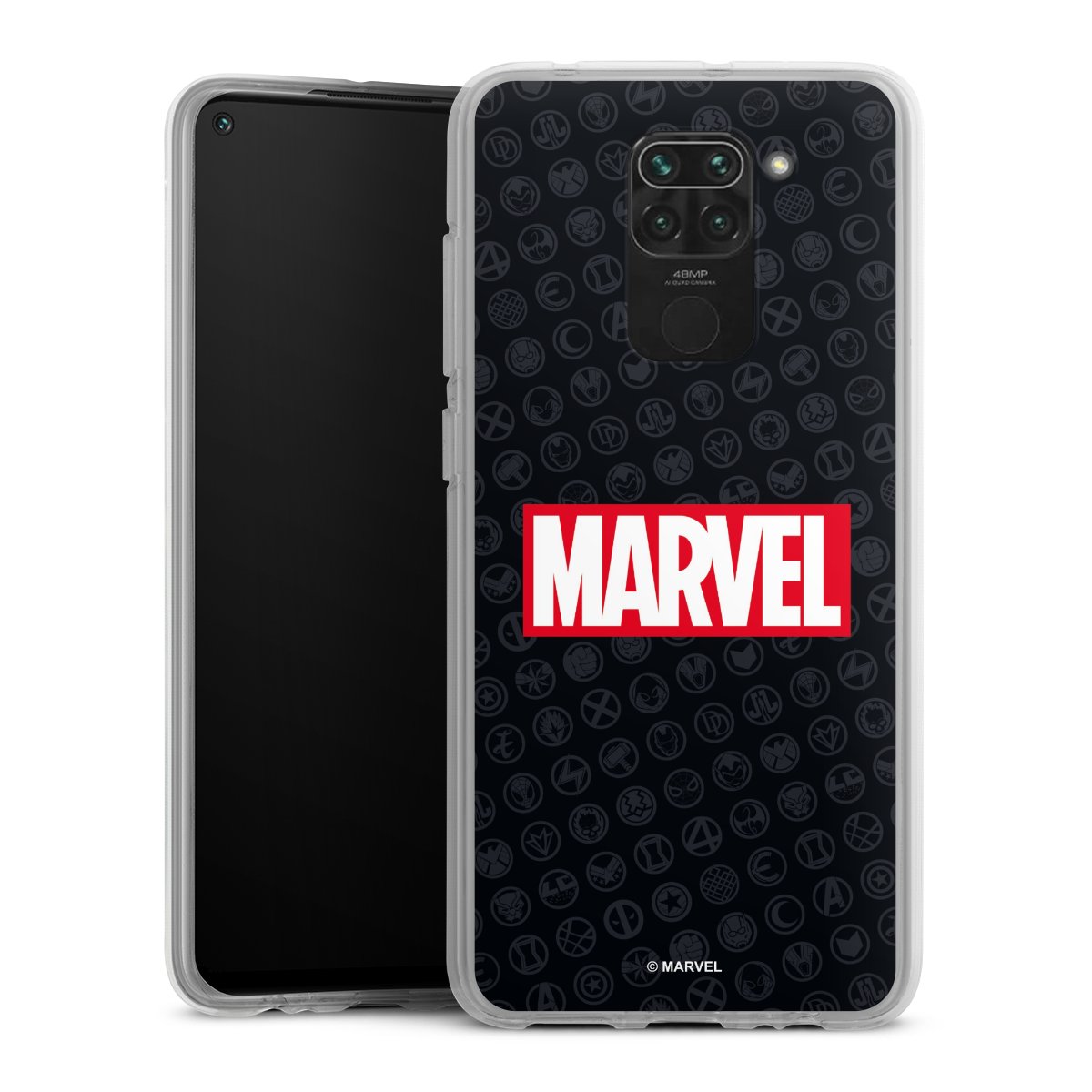 Marvel Logo Black Red 