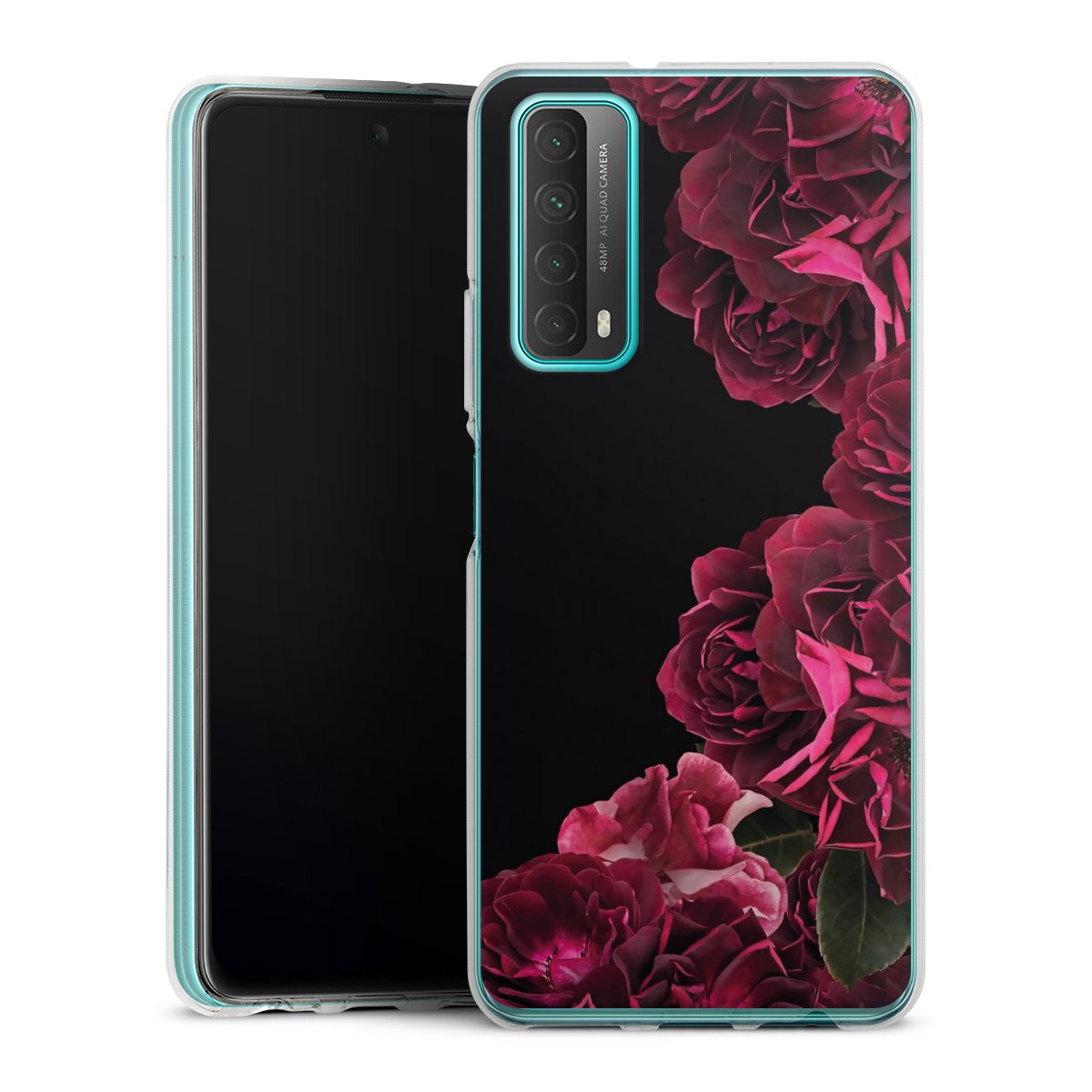 Rose vintage su nero