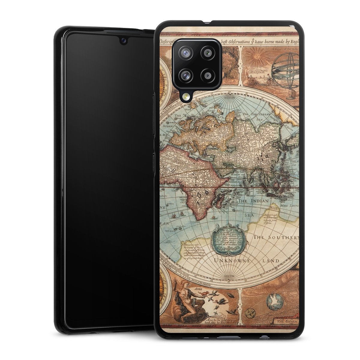 Mappa del mondo vintage