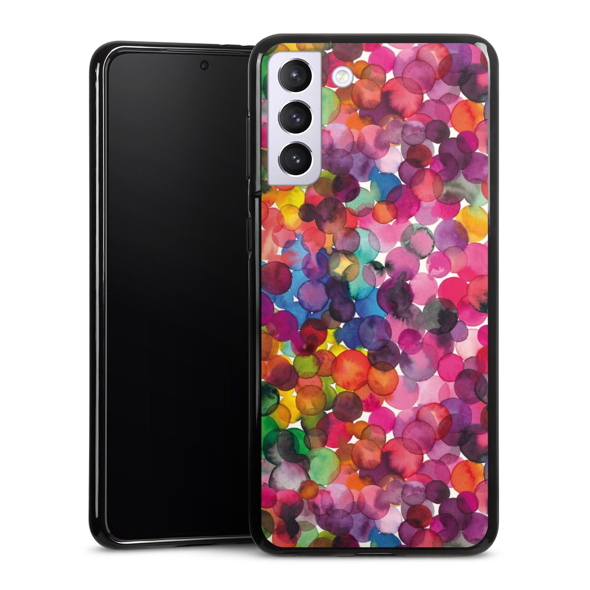 Punti acquerello sovrapposti