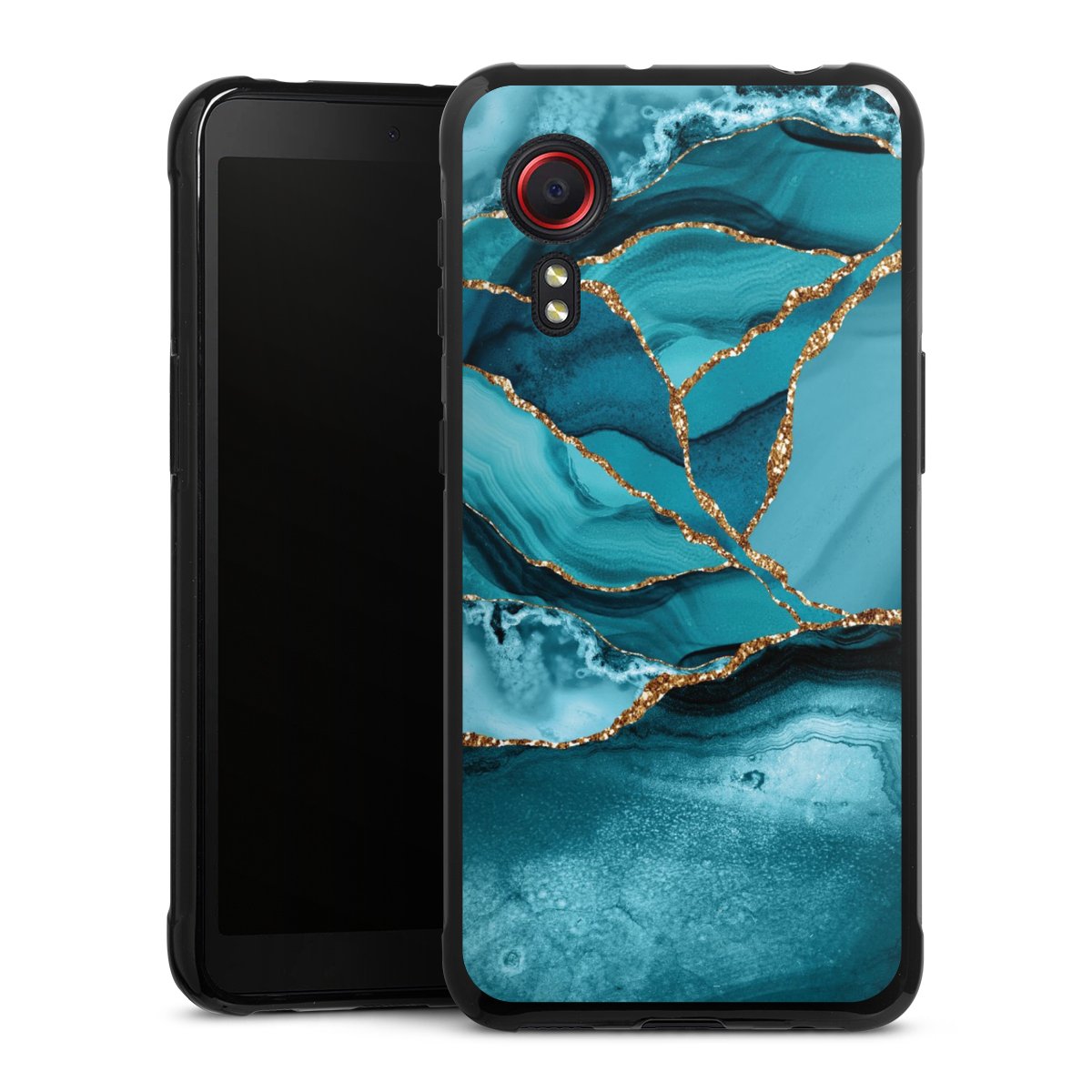 Eisblaue Marmor Landschaft