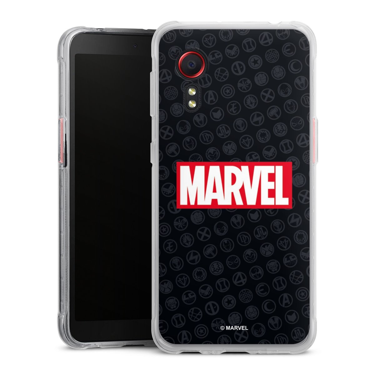 Marvel Logo Black Red 