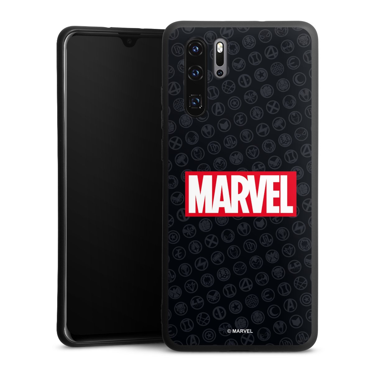 Marvel Logo Black Red 