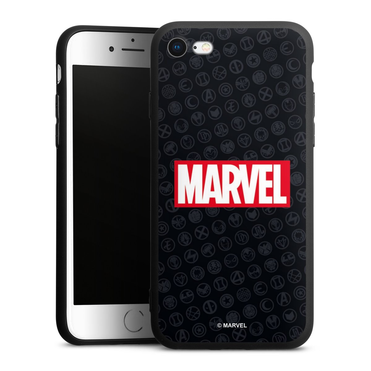 Marvel Logo Black Red 