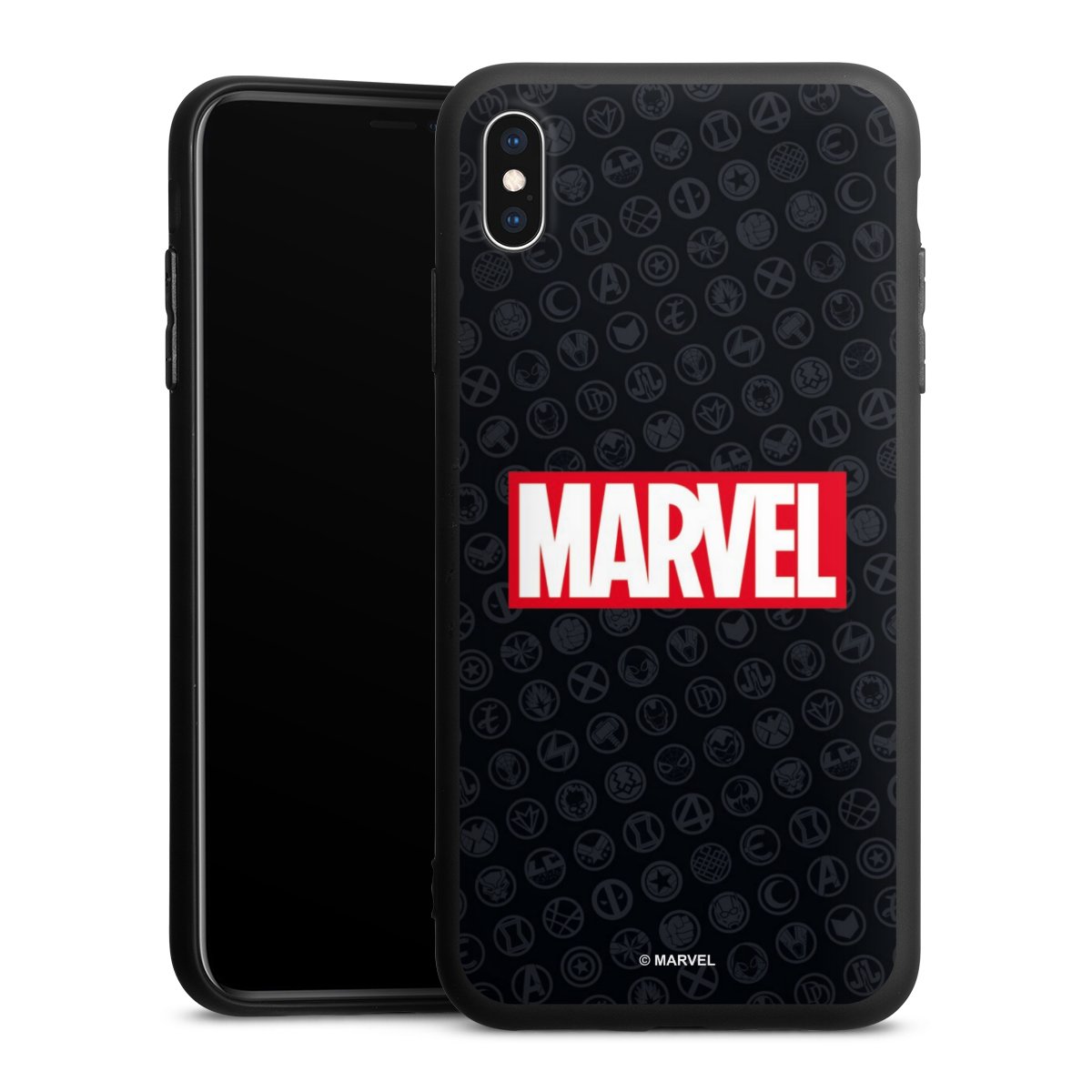 Marvel Logo Black Red 