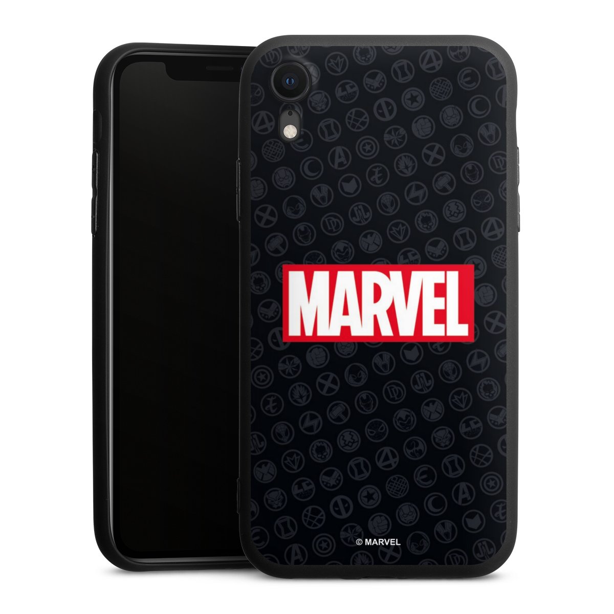 Marvel Logo Black Red 