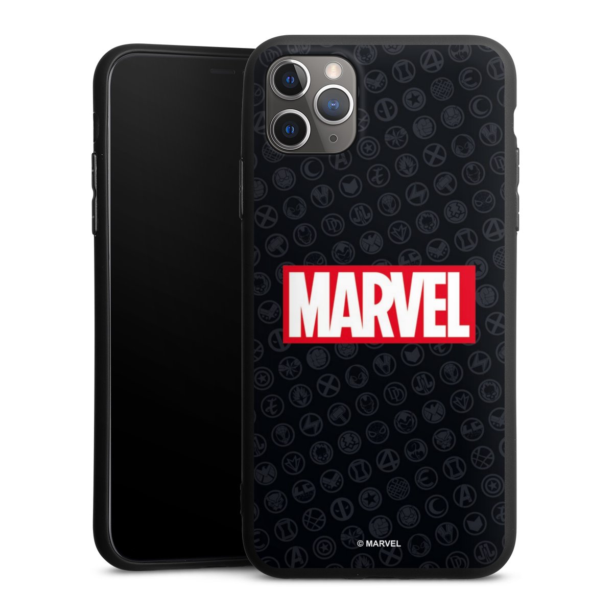 Marvel Logo Black Red 