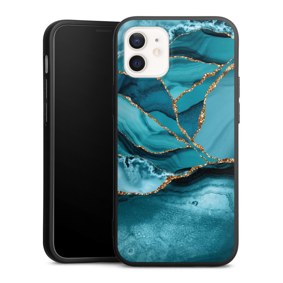 Eisblaue Marmor Landschaft