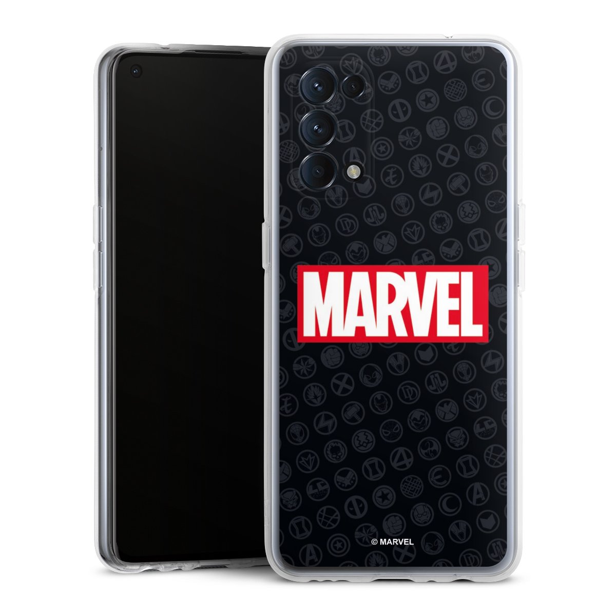 Marvel Logo Black Red 