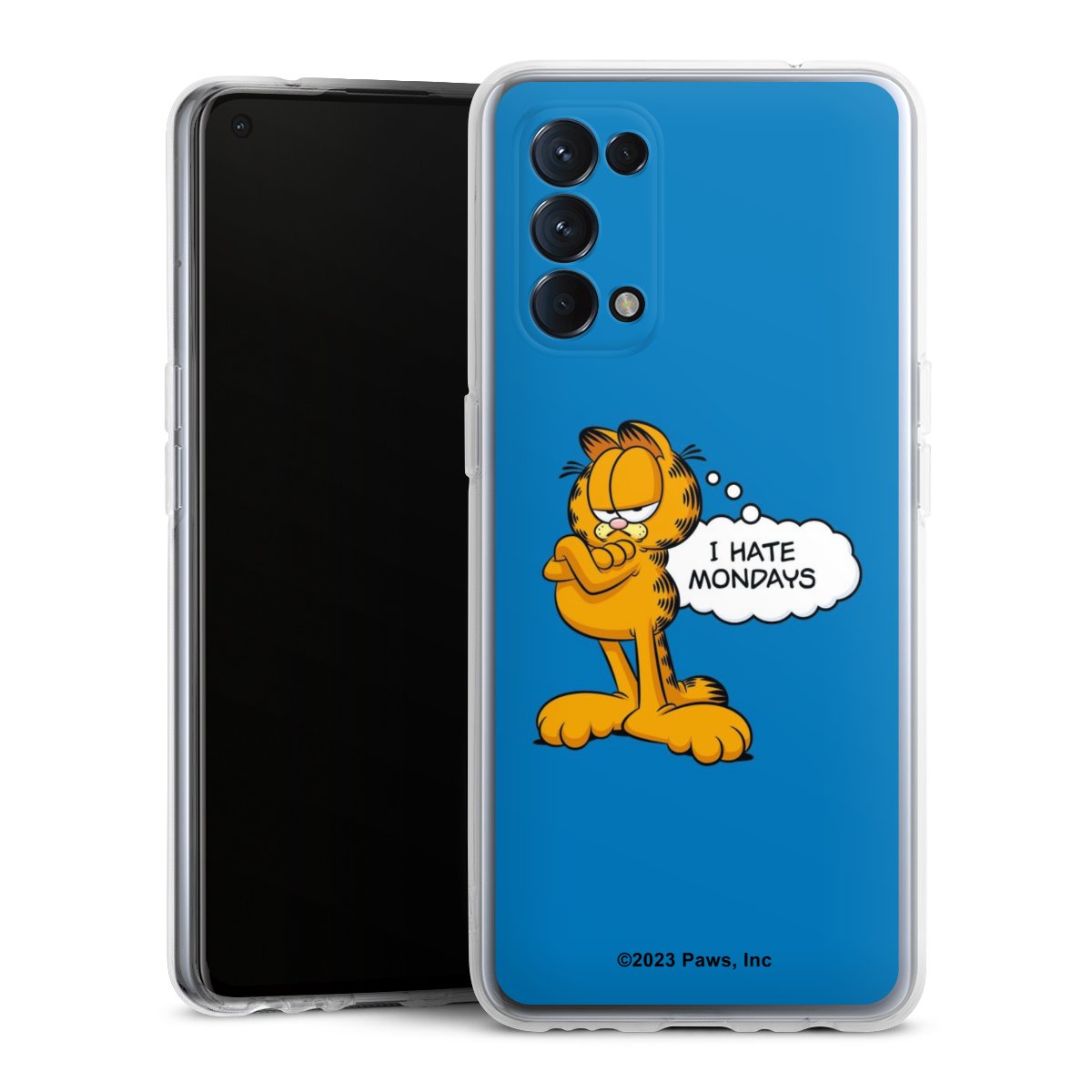 Garfield Ik haat maandagen blauw