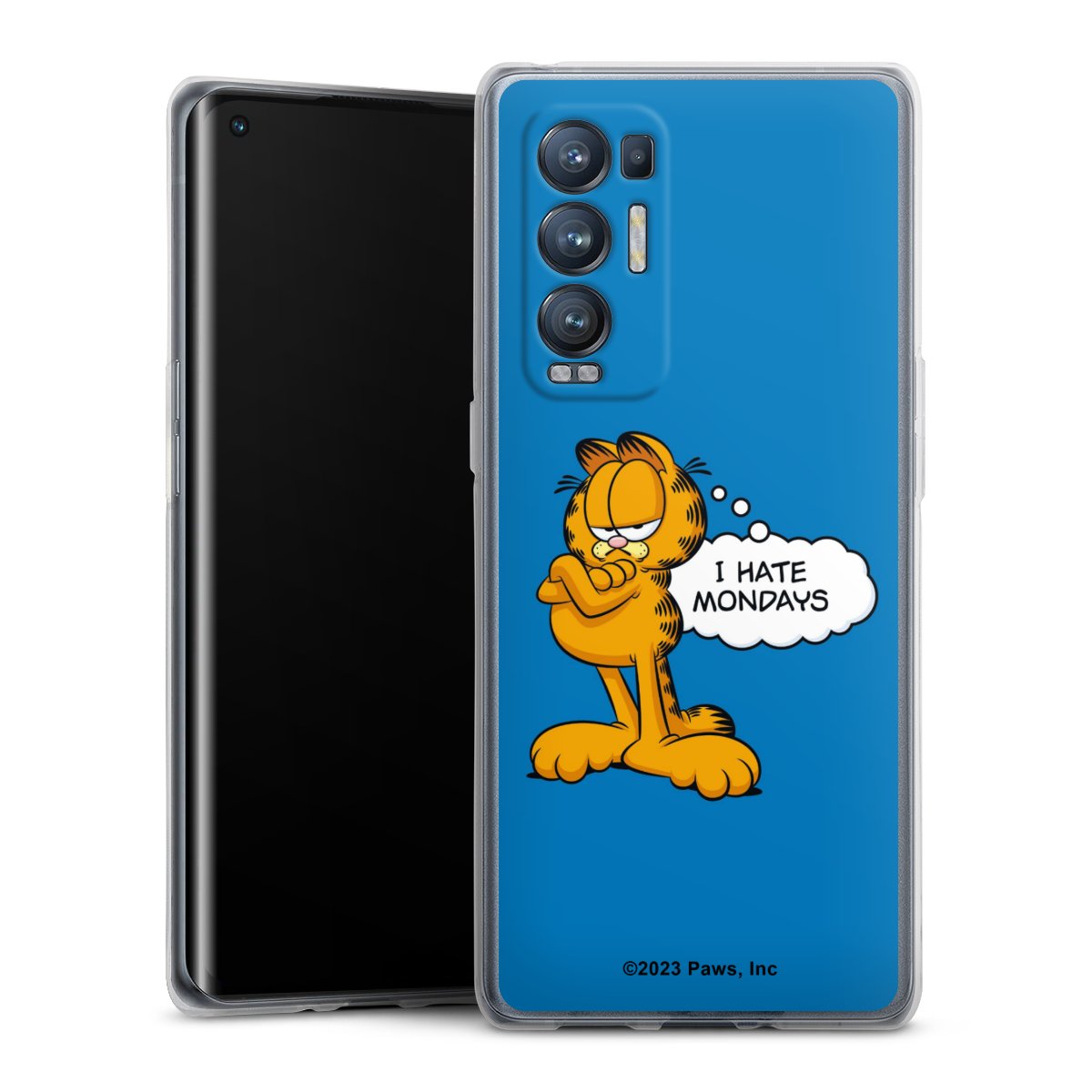 Garfield Ik haat maandagen blauw