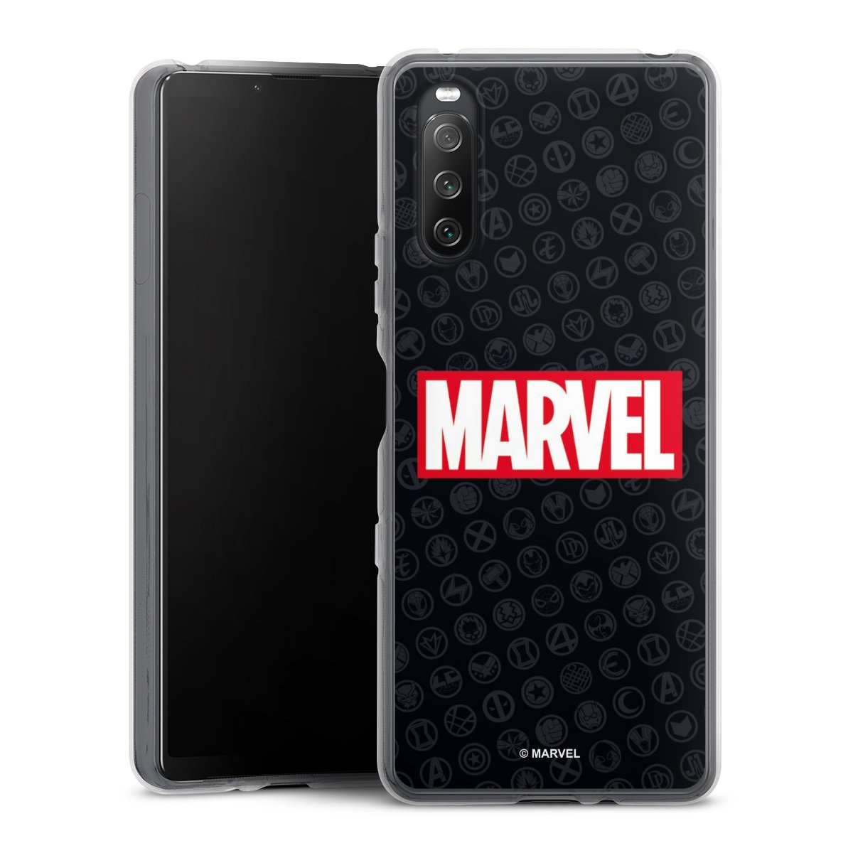 Marvel Logo Black Red 