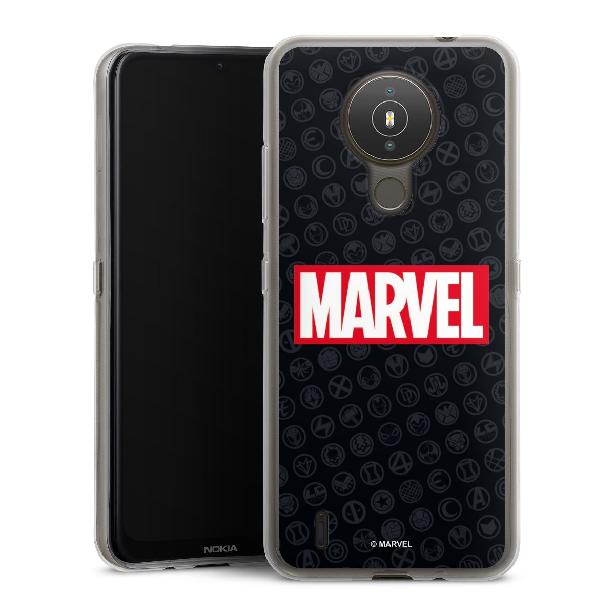 Marvel Logo Black Red 