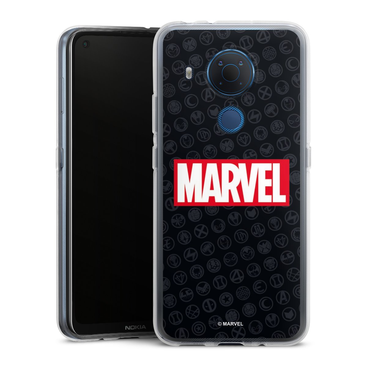 Marvel Logo Black Red 