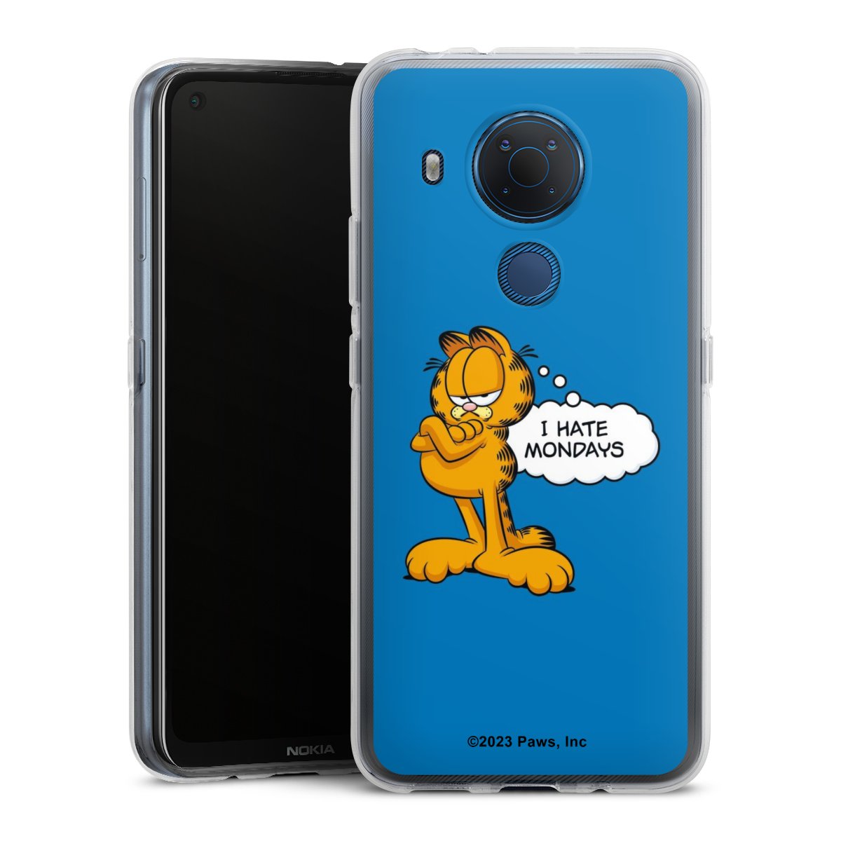 Garfield Ik haat maandagen blauw