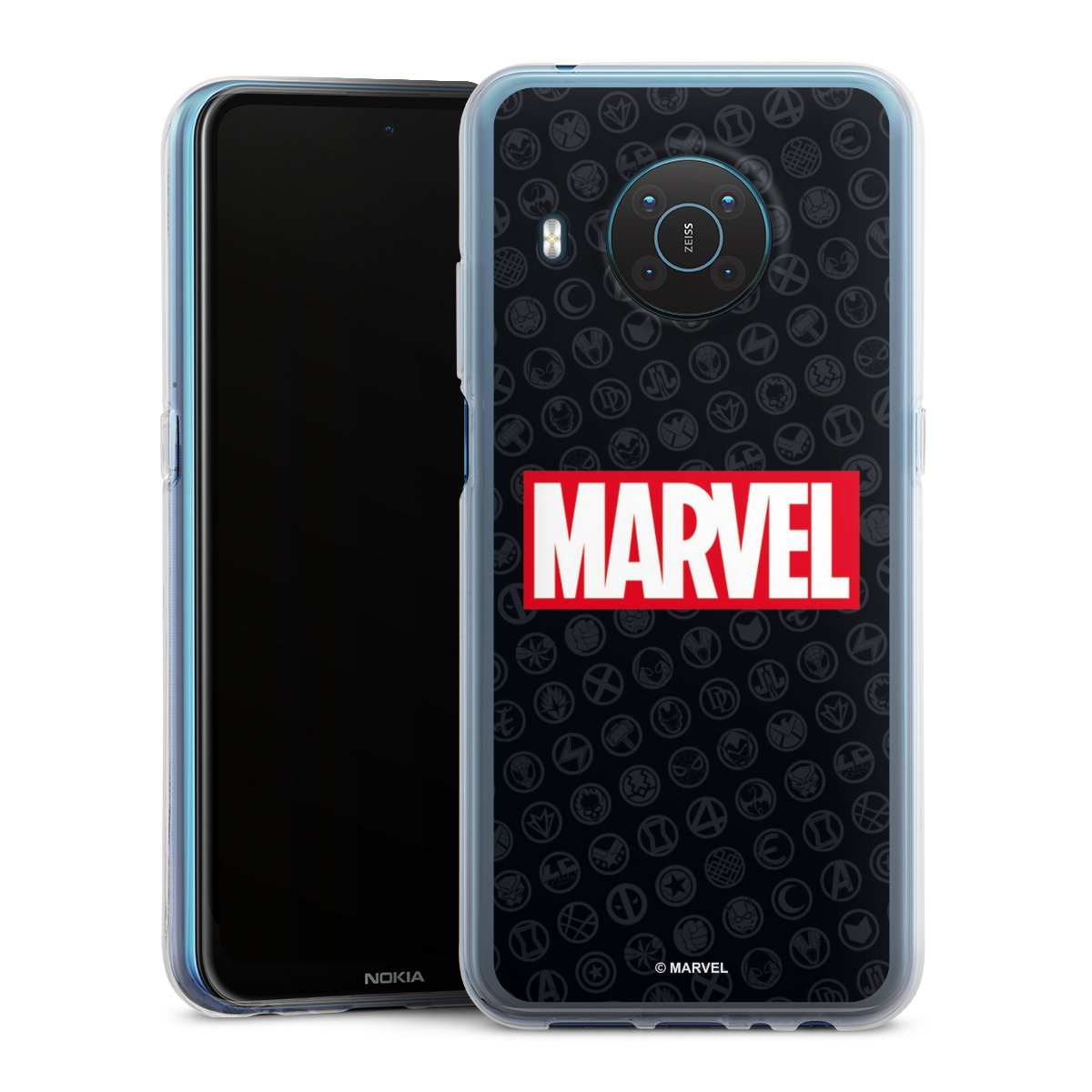 Marvel Logo Black Red 